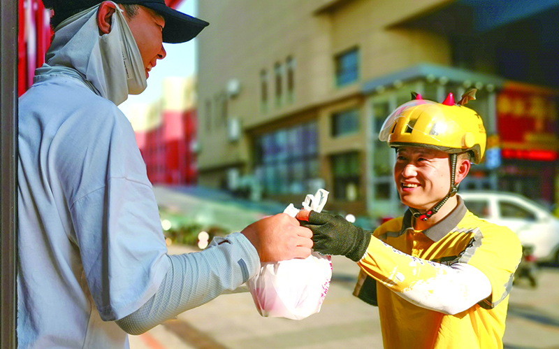 獨(dú)臂外賣小哥王哲1——阜新